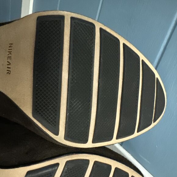 COLE HAAN TALIA Air Brown Suede High Heel Shoes Slip-On Booties Women's Size 8B - Picture 8 of 10